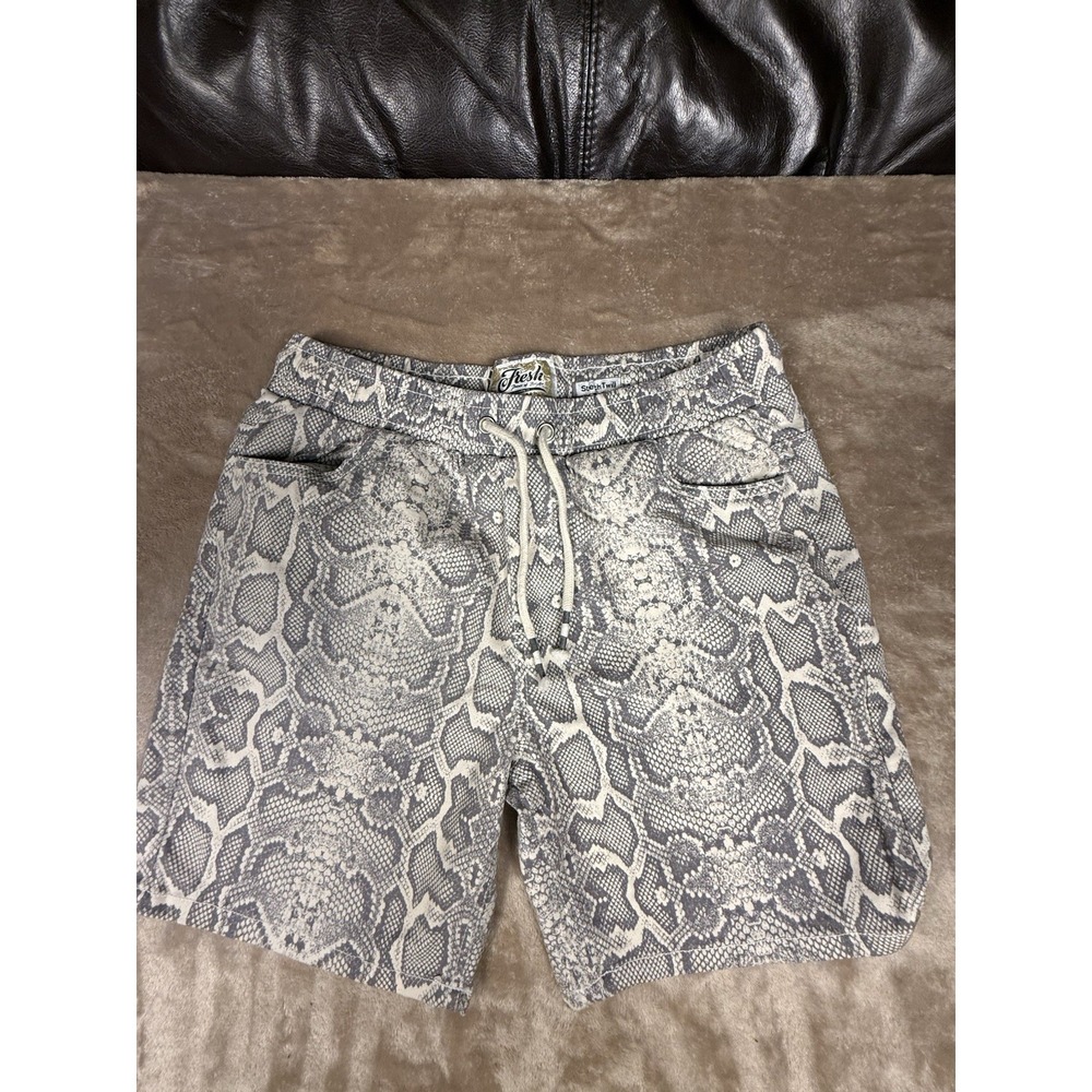 Vintage Fresh Prints Of Bel-Air Snakeskin Shorts M Retro Y2K Streetwear - Picture 3 of 16